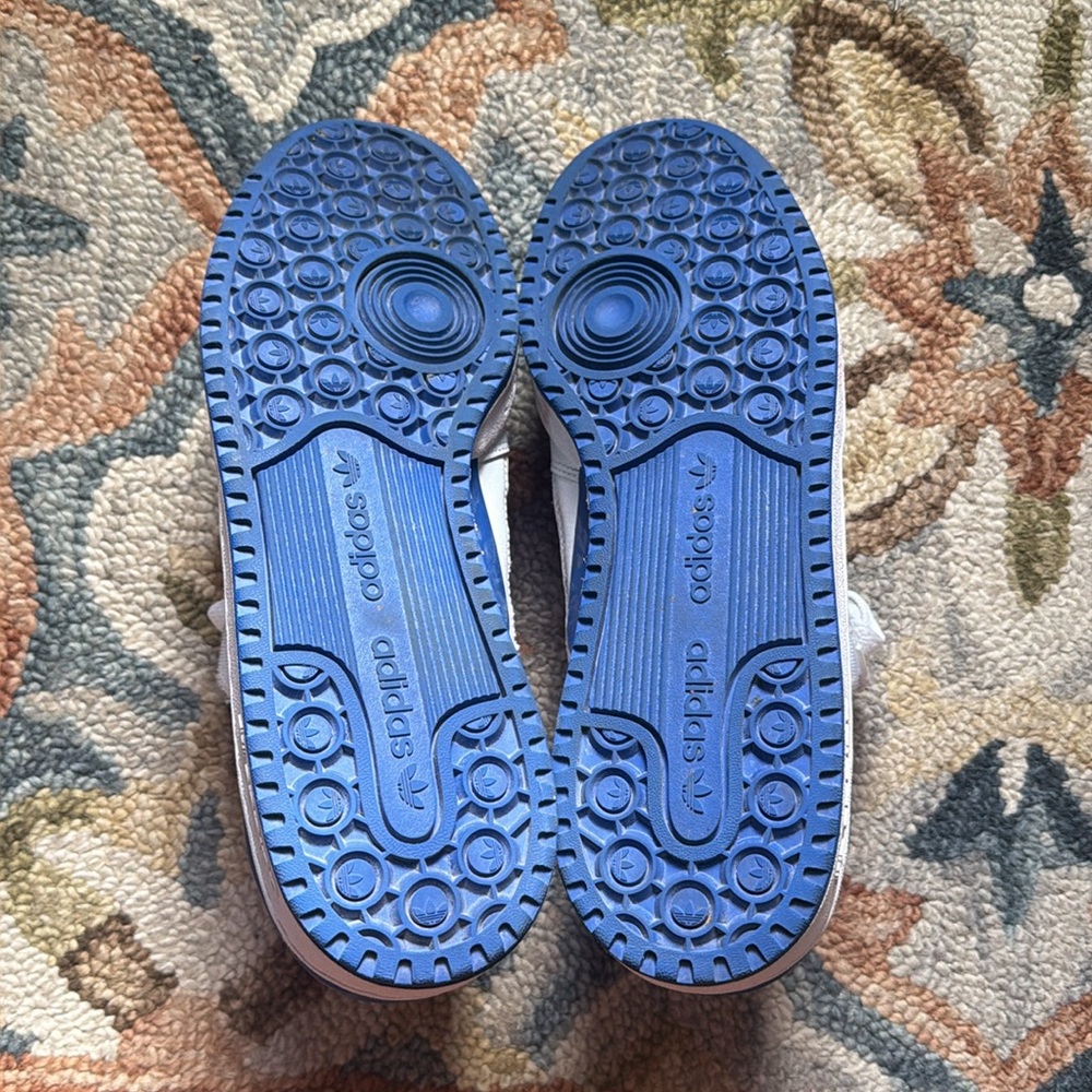 Adidas Forum retro White Blue basketball Sneakers - Picture 3 of 5